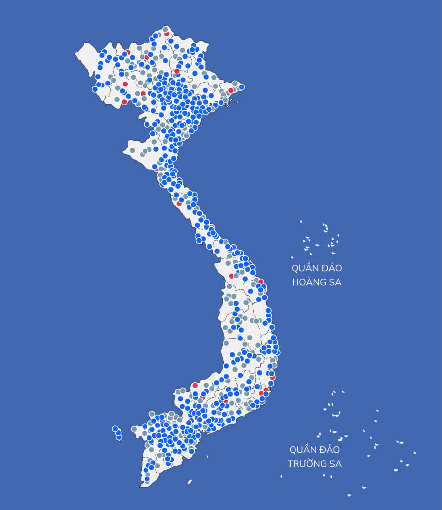 Hệ thống trạm sạc VinFast phủ khắp 34 tỉnh thành phố 