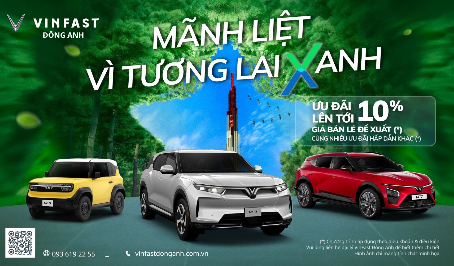 M&atilde;nh liệt v&igrave; tương lai xanh tại VinFast Đ&ocirc;ng Anh 