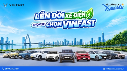 VINFAST TRIỂN KHAI CHUỖI SỰ KIỆN “LÊN ĐỜI XE ĐIỆN – CHỌN XE CHỌN VINFAST” TẠI 10 TỈNH, THÀNH TRÊN TOÀN QUỐC